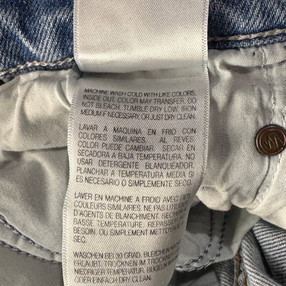 Mother Superior SZ 25 The Tomcat Jeans The Confession Distressed Rips Cropped - Picture 12 of 13